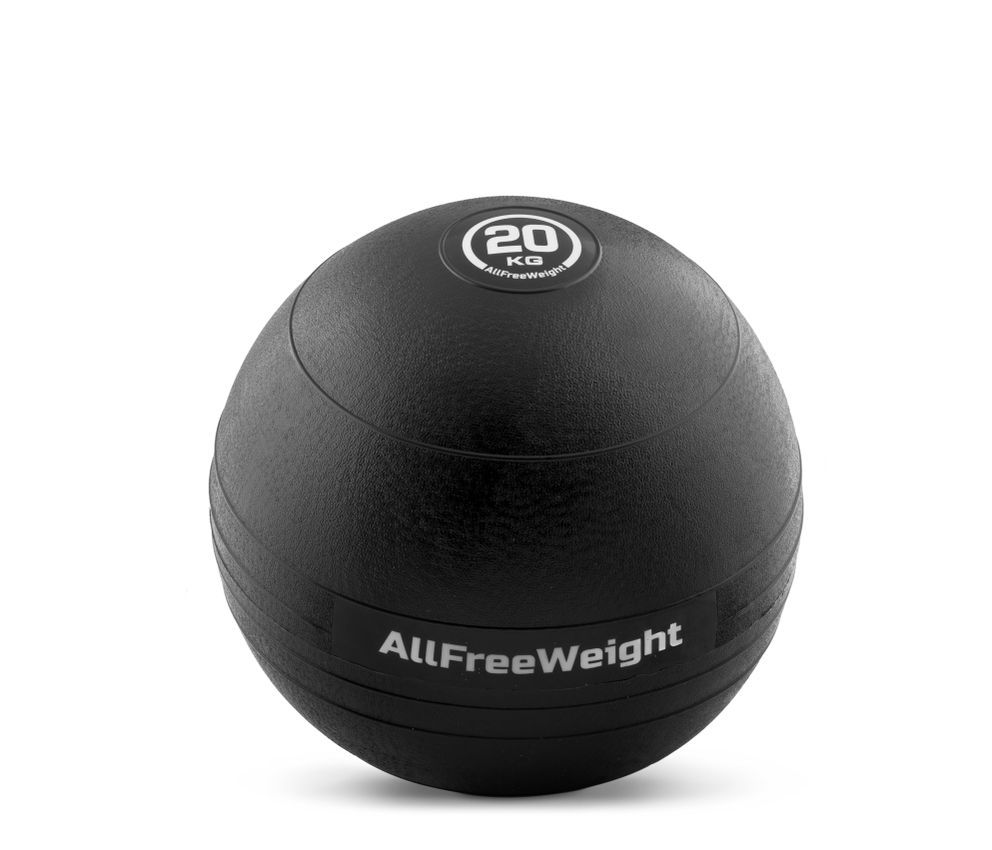10544 - AFW Slam ball negro liso 20 kg